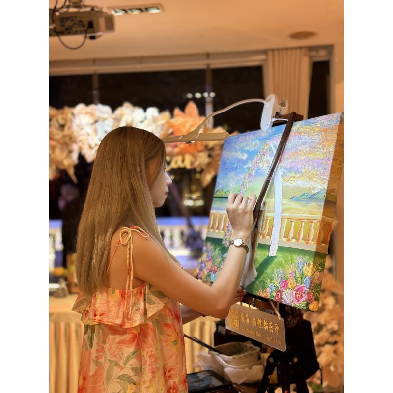 Live Wedding Painter Sophia Chu（蘇菲婚禮繪藝師）