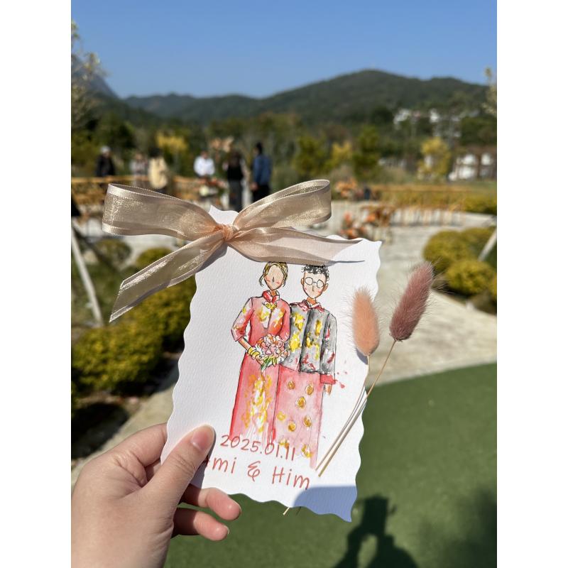 Live Wedding Painter Sophia Chu（蘇菲婚禮繪藝師）