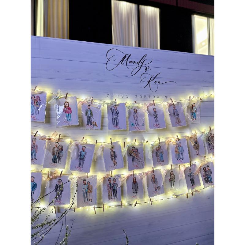 Live Wedding Painter Sophia Chu（蘇菲婚禮繪藝師）